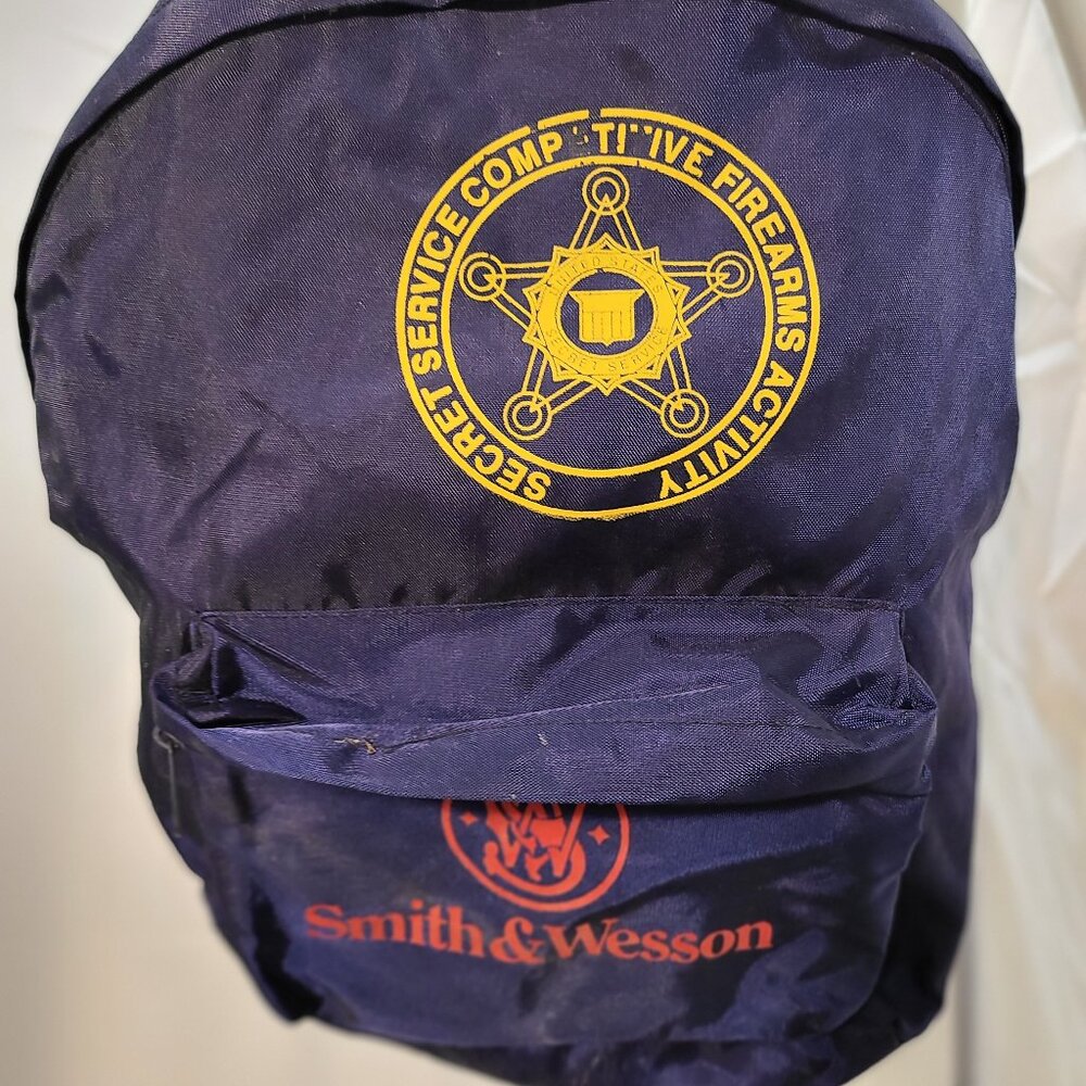 Smith & Wesson US Secret Service backpack, collector item